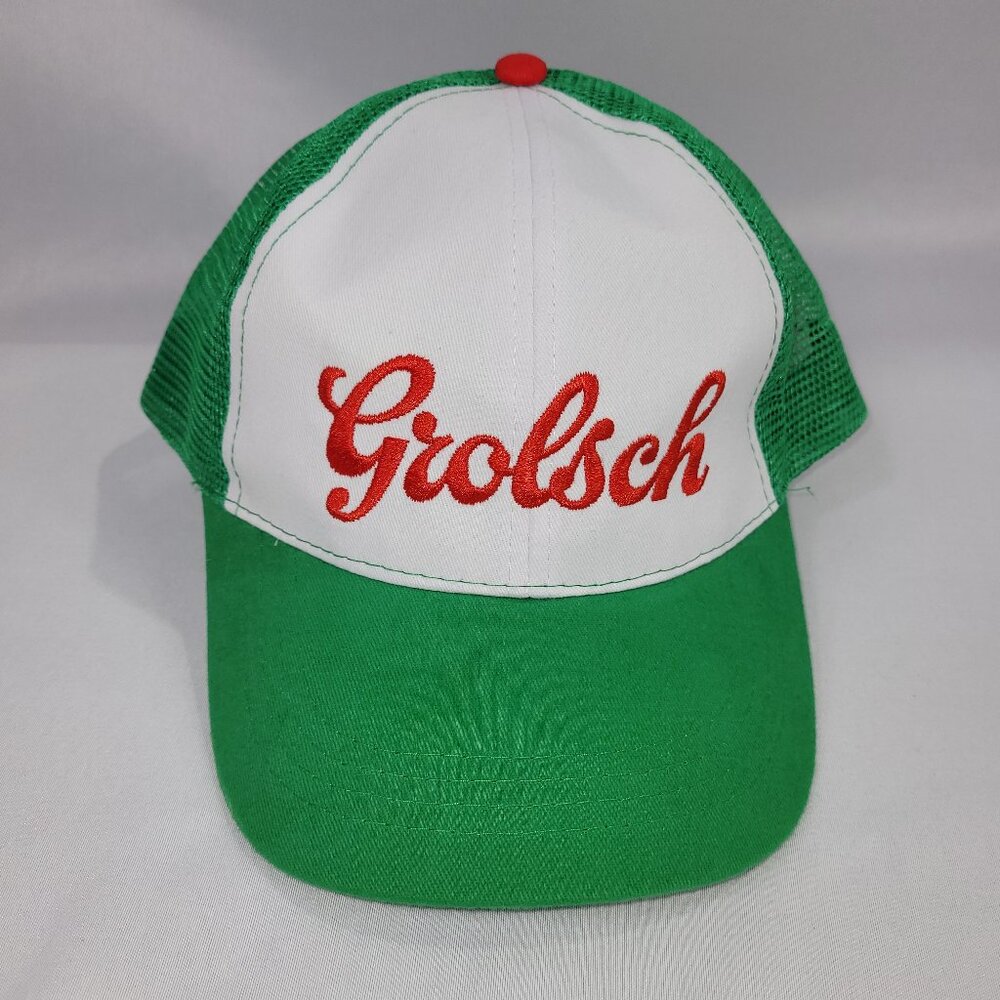 Grolsch Beer Snapback Hat Mesh Back Baseball Truckers Cap